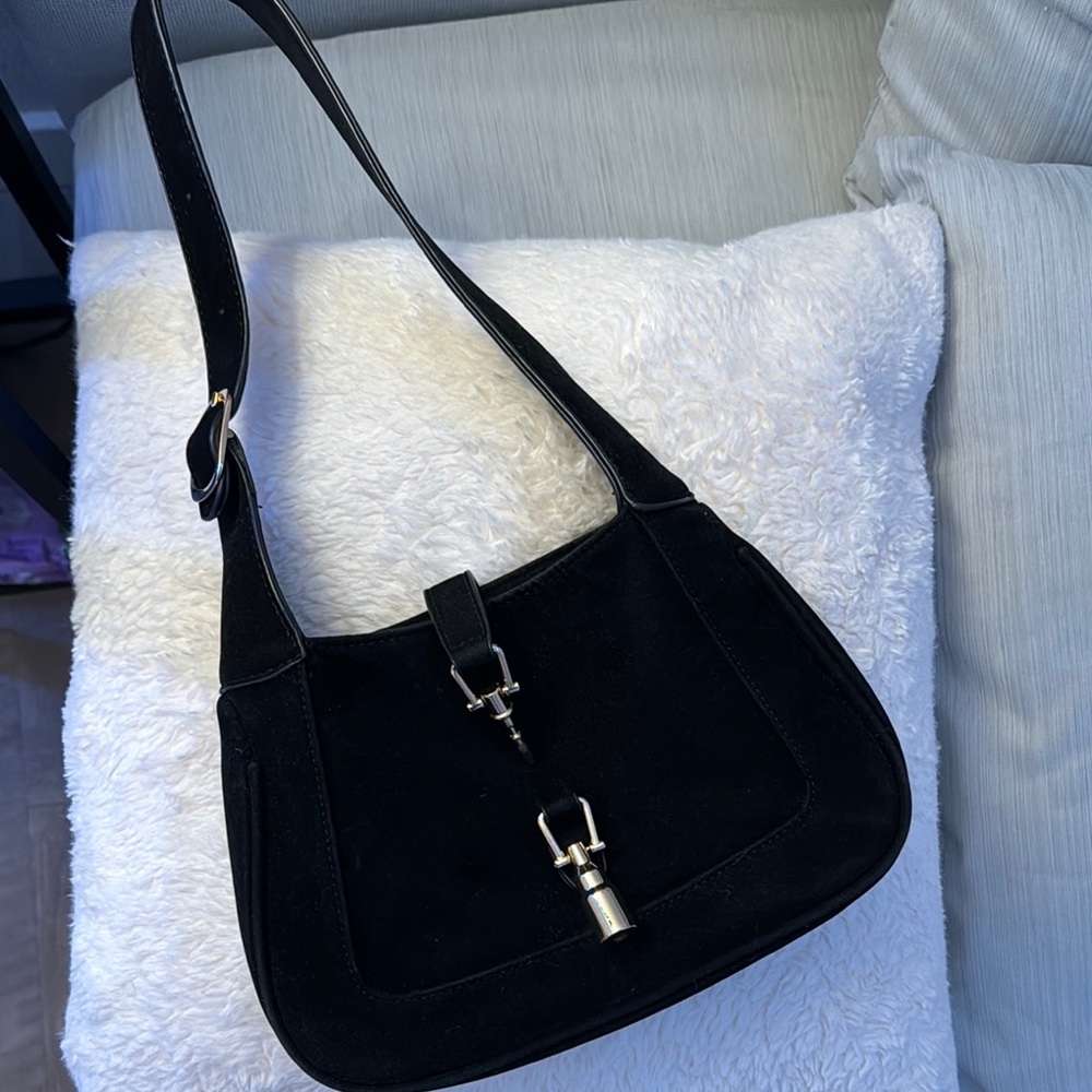 Suede Shoulder Bag